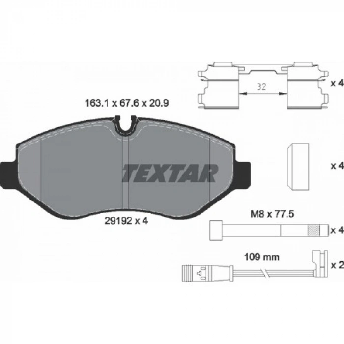 FREN BALATASI ÖN CRAFTER-SPRINTER BM 06-16
