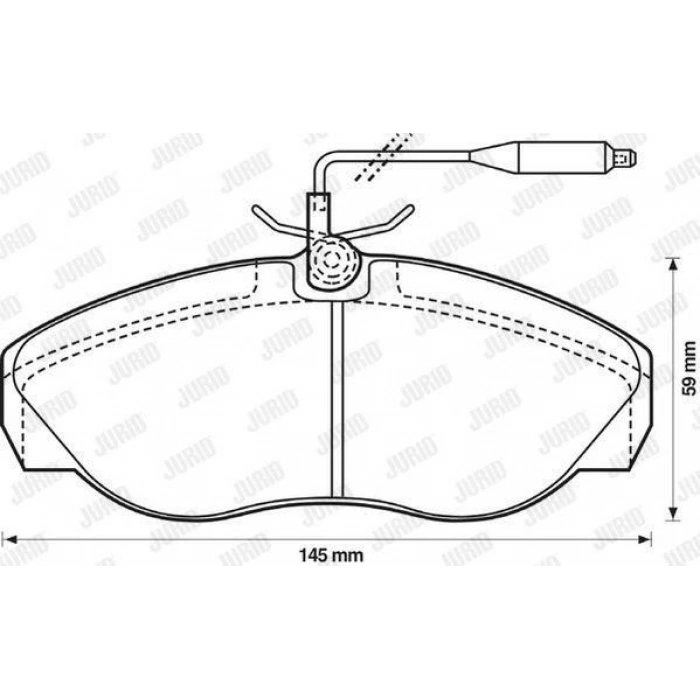FREN BALATASI ÖN CT JUMPER Fİ DUCATO PE BOXER @5
