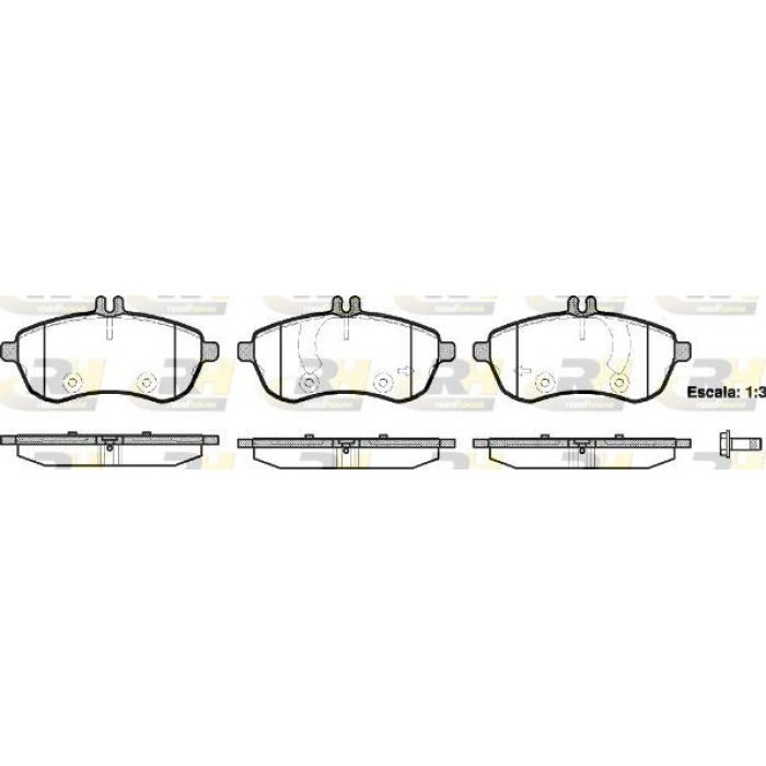 FREN BALATASI ÖN DB W123 W 126 @4