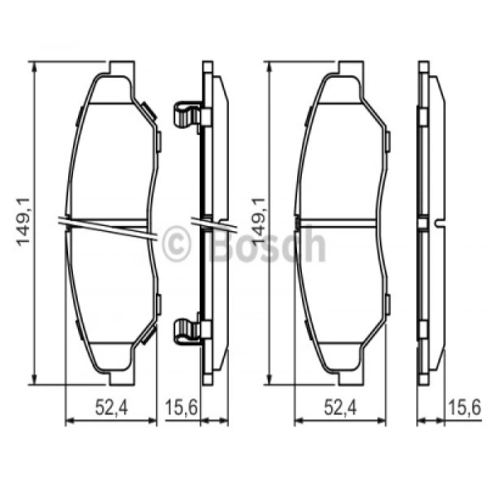 FREN BALATASI ÖN DISK SPORTAGE BENZIN-DIZEL 1999-2003