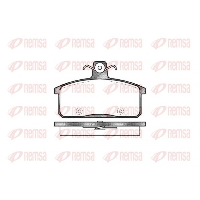 FREN BALATASI ÖN FİŞLİ A3 PASSAT CADDY GOLF5 GOLF6 JETTA A3 LEON 04