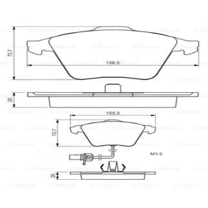 FREN BALATASI ÖN GDB1528 A6 BM 01-04