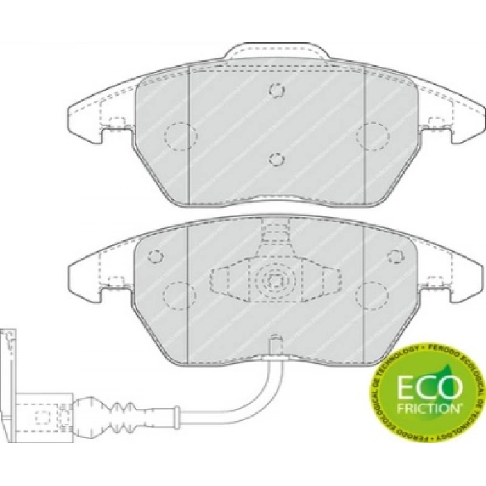 FREN BALATASI ÖN GDB1550 GOLF5-GOLF6-JETTA-CADDY-PASSAT-LEON BM 04-