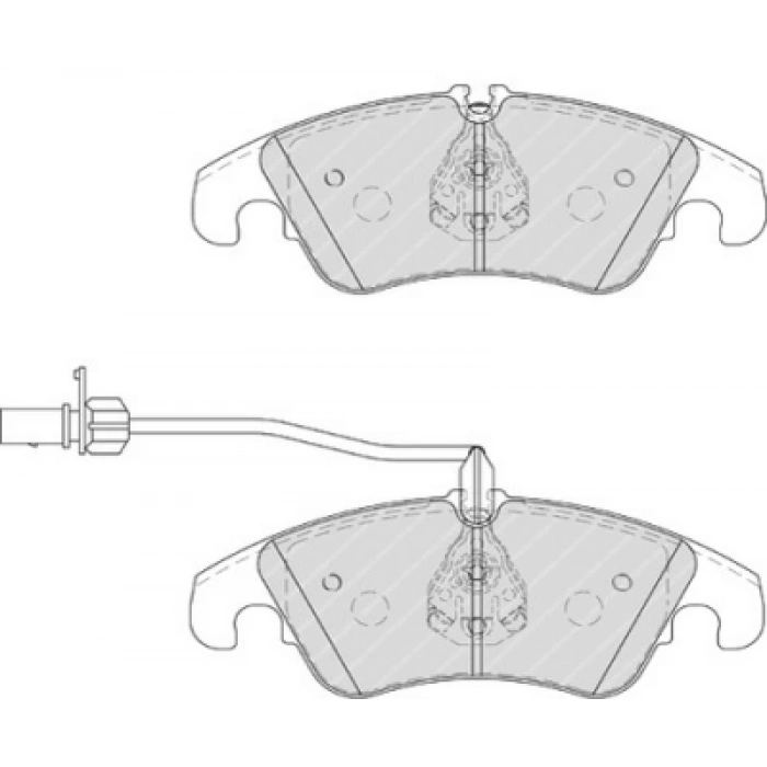 FREN BALATASI ÖN GDB1768 / LP2077 A4-A5-A6-A7-Q5 BM 08-
