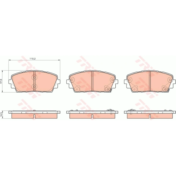 FREN BALATASI ÖN GDB3535 PICANTO BENZIN 2011-