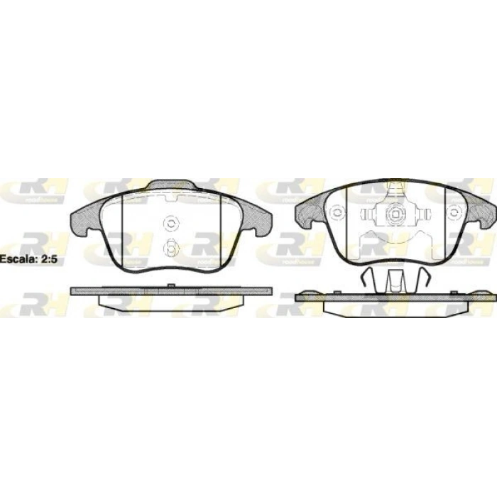 FREN BALATASI ÖN GOLF II III 7597 PASSAT III 8088 CORDOBA 9399 IBIZA 9399 TOLEDO 9199 VENTO 9198