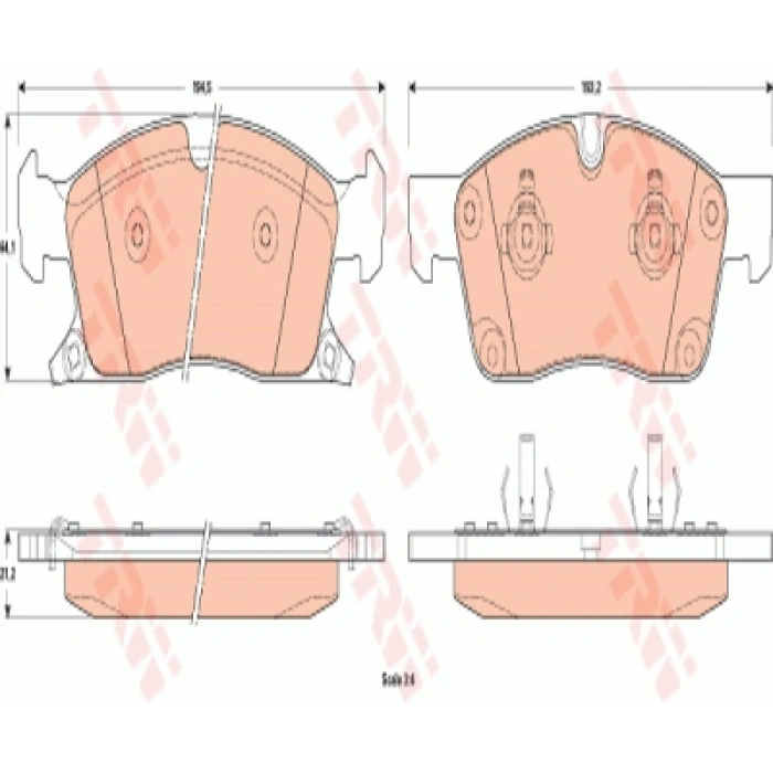 FREN BALATASI ÖN GRAND CHEROKEE/JEEP/CHRYSLER BM 10-