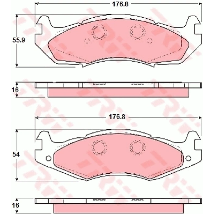 FREN BALATASI ÖN JEEP CHEROKEE BM 7,9-