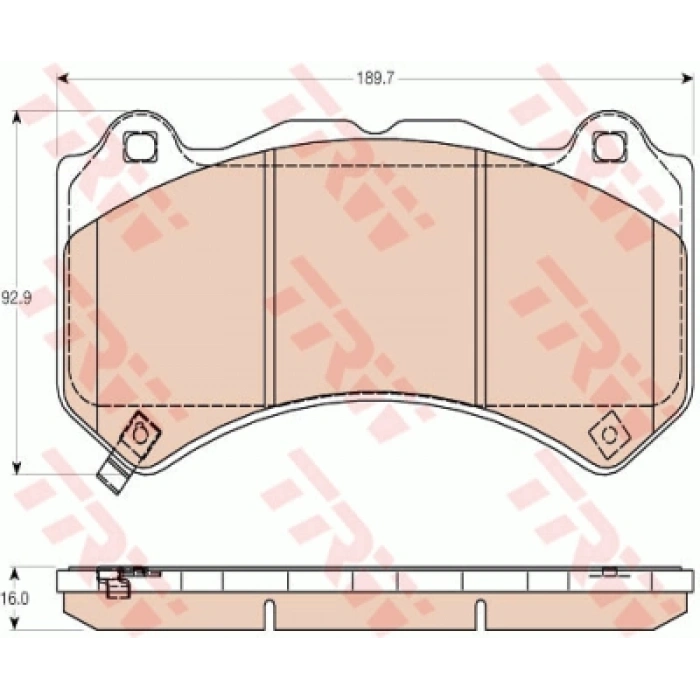 FREN BALATASI ÖN JEEP: GRAND CHEROKEE IV /NISSAN: GT-R (R35) BM 11-