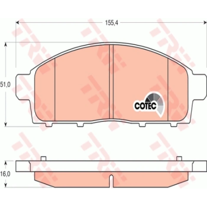 FREN BALATASI ÖN . L200 (KA, KB) 2.5 DI-D 06-15