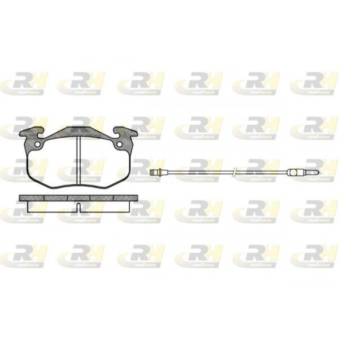 FREN BALATASI ÖN LAGUNA MEGANE SCENIC 2.0 FİŞLİ