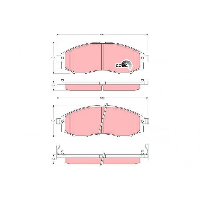 FREN BALATASI ÖN MAZDA 2 14