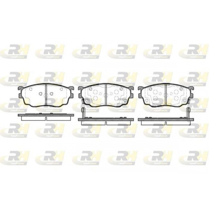 FREN BALATASI ÖN MAZDA 6 1.8 02 1.8MZR 2.0MZR 2.2 MZR 2.5MZR 07 09