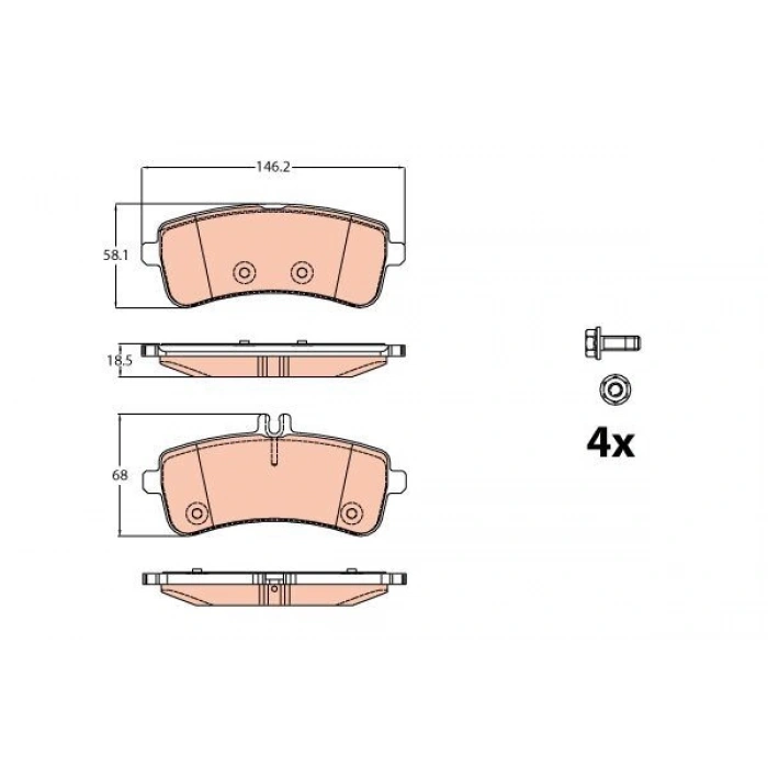 FREN BALATASI ÖN MERCEDES S SERİSİ 13