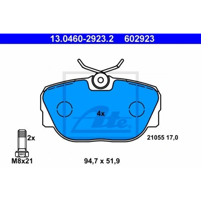FREN BALATASI ÖN MERCEDES W124 W201