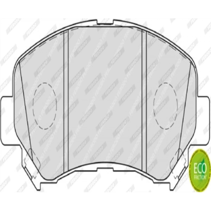 FREN BALATASI ÖN . QASHQAI (J10) : XTRAIL (T31) 07-13 1.6:2.0:1.5 DCI:1.6 DCI:2.0 DCI 07-13