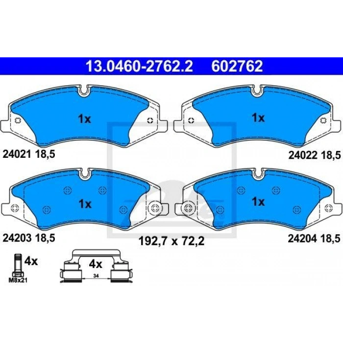 FREN BALATASI ÖN RANGE ROVER 02>12