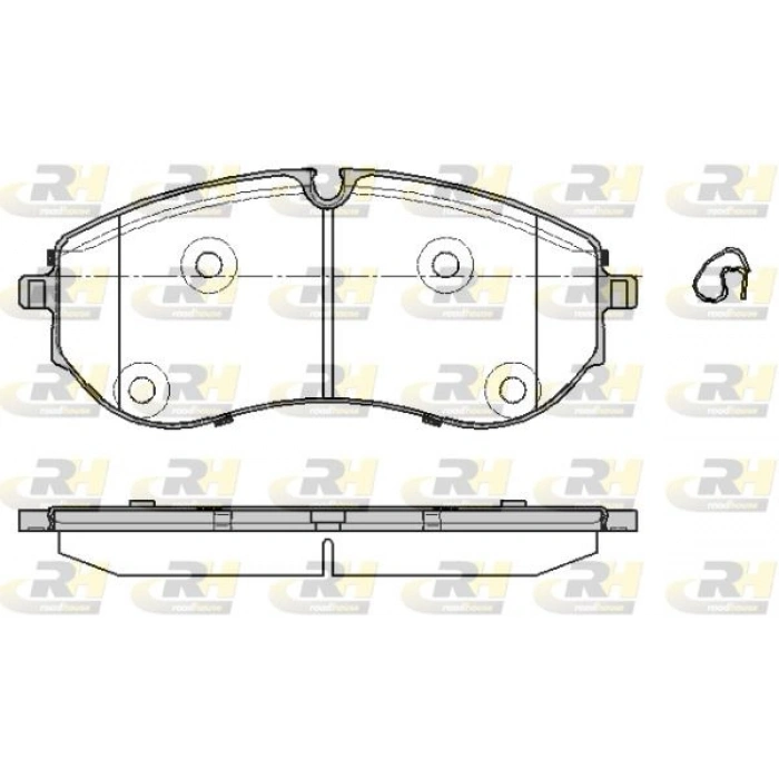 FREN BALATASI ÖN TOYOTA COROLLA 1.6 - 1.8 HYBIRD / YARIS CROSS 19