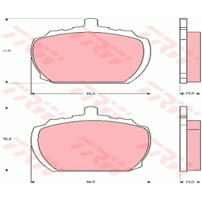 FREN BALATASI ÖN TRANSIT-P100 BM 86-91