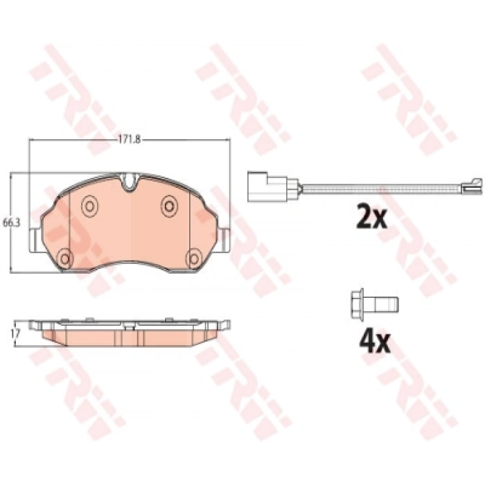 FREN BALATASI ÖN TRANSIT V-362/63 BM 14-