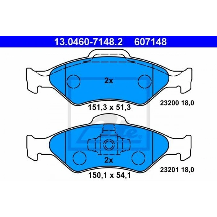 FREN BALATASI ÖN TRANSPORTER T4 954.03 SHARAN 95 10 GALAXY 00 FİŞLİ
