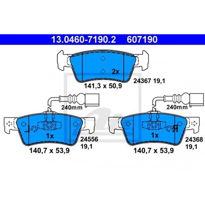 FREN BALATASI ÖN TRANSPORTER T6