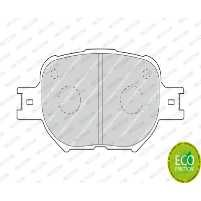 FREN BALATASI ÖN . VERSO (E12) 1.8/2.0 D4D 1.8:2.0 D4D 02-03