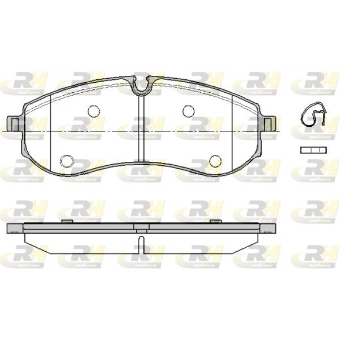 FREN BALATASI ÖN VW CRAFTER MAN TGA 2016/2024 GENİŞ TİP