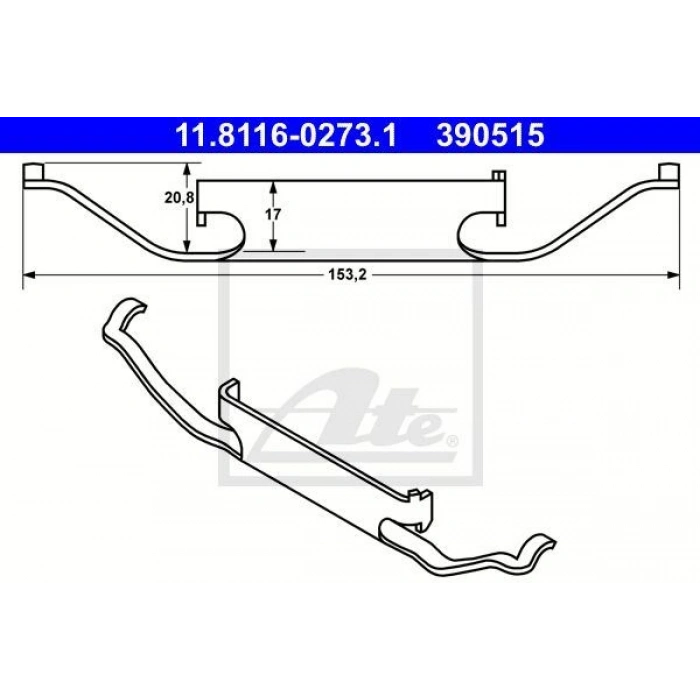 FREN BALATASI SACI ARKA E90 E91 92>93 C60 61 63 64 65 66×1 E84 03>14