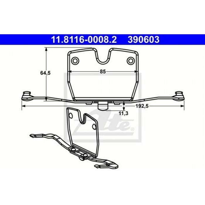 FREN BALATASI SACI ÖN E32 34 87> 94