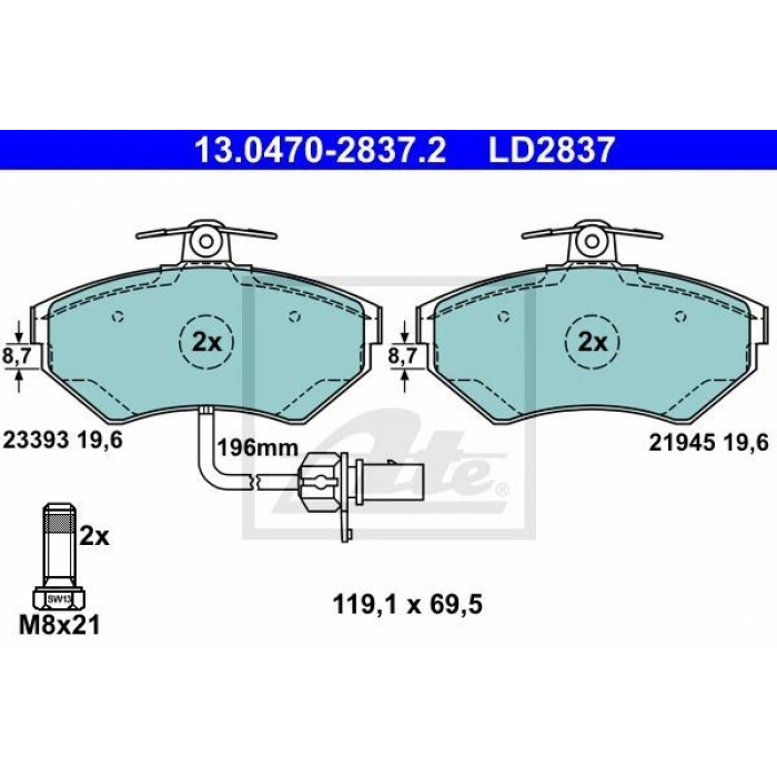 FREN BALATASI SERAMİK