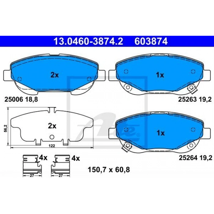 FREN BALATASI SETİ. DİSKLİ FREN