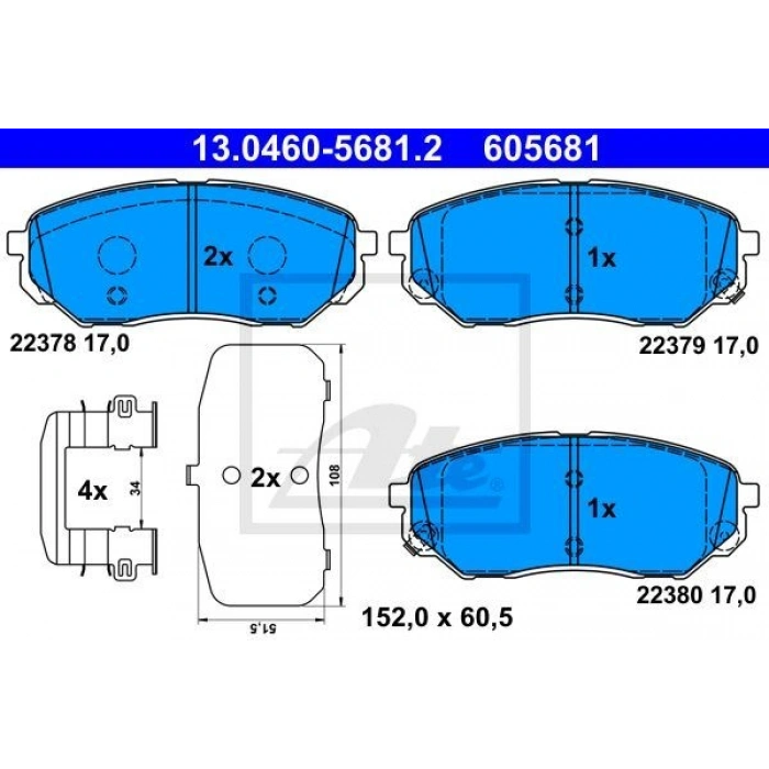 FREN BALATASI SETİ. DİSKLİ FREN
