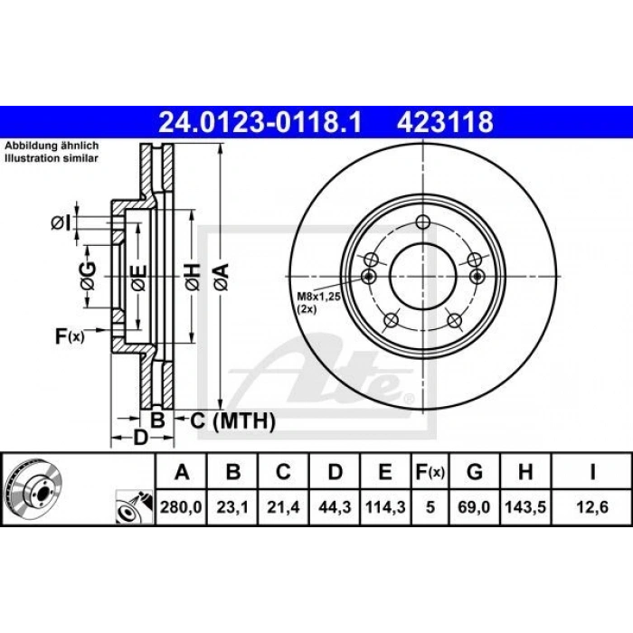 FREN DİSKİ DUSTER 04 10-