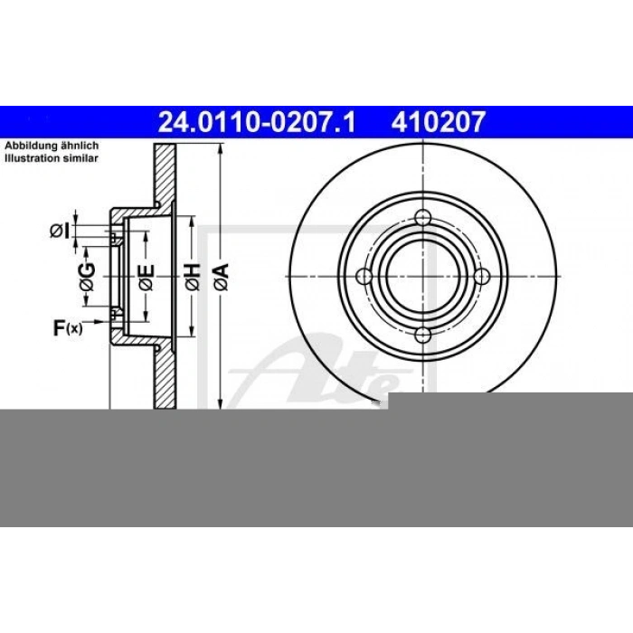 FREN DİSKİ ARKA 147 00> 156 97> 164 92> DÜZ 251MM