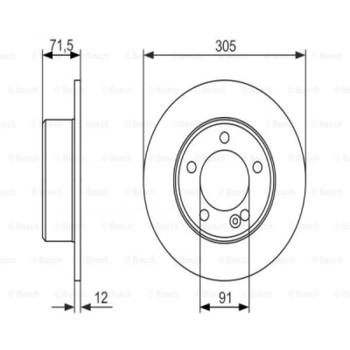 FREN DISKI ARKA 305 MM MASTER III BM 08-