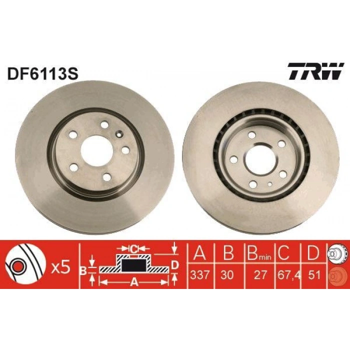FREN DİSKİ ARKA 4D 240MM COMBO CORSA C TIGRA 0009