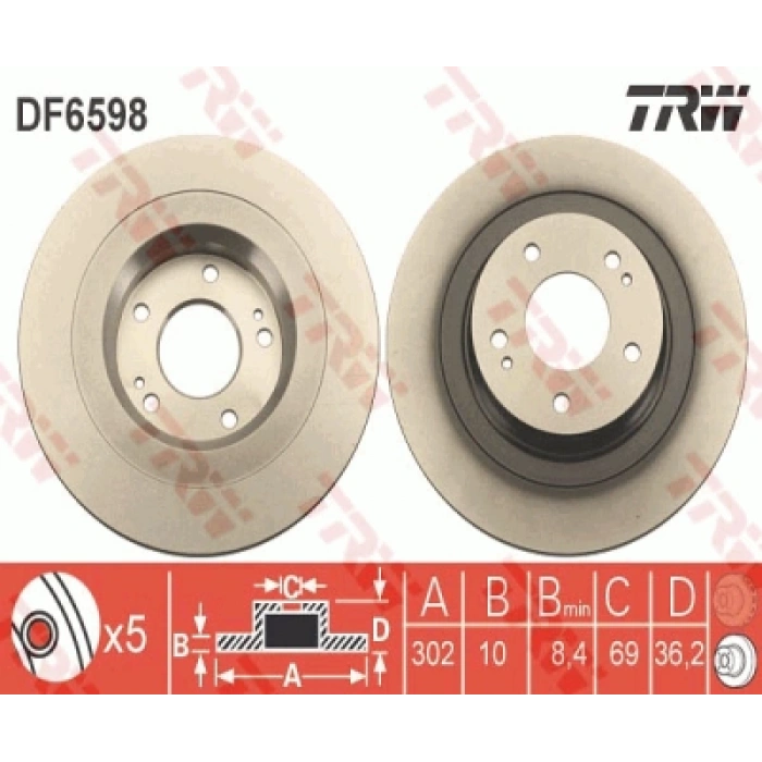 FREN DISKI ARKA . ASX (GA) : OUTLANDER (GF) 12- : ECLIPSE CROSS (GK) 17- 1.6:1.6 DI-D:1.8 DI-D 13-