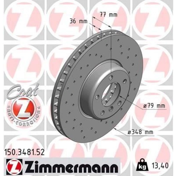 FREN DİSKİ ARKA BMW 5 SERİSİ F10 F11 2010