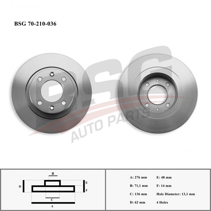 FREN DISKI ARKA C5 B.M 01-08