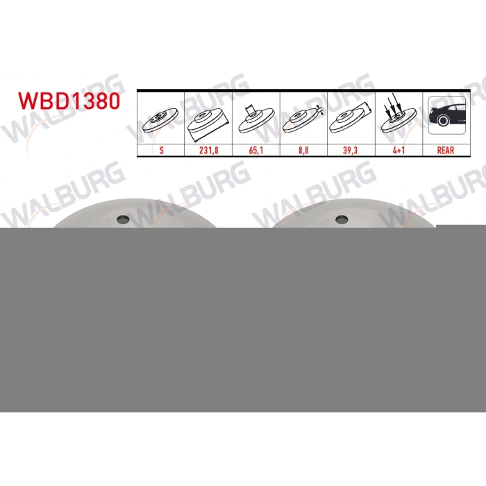 FREN DISKI ARKA DUZ KAPLAMALI 4 BJN 231,80X8,80X65,10X39,30 VOLKSWAGEN POLO 1.6 1995-2001/POLO 1.4 TDI 1995-2001/POLO CLASSIC 1.6 1995-2001/CORDOBA 1.9 TDI - 1.6 99-02/IBIZA II 1.9 TDI - 1.6i 93-02