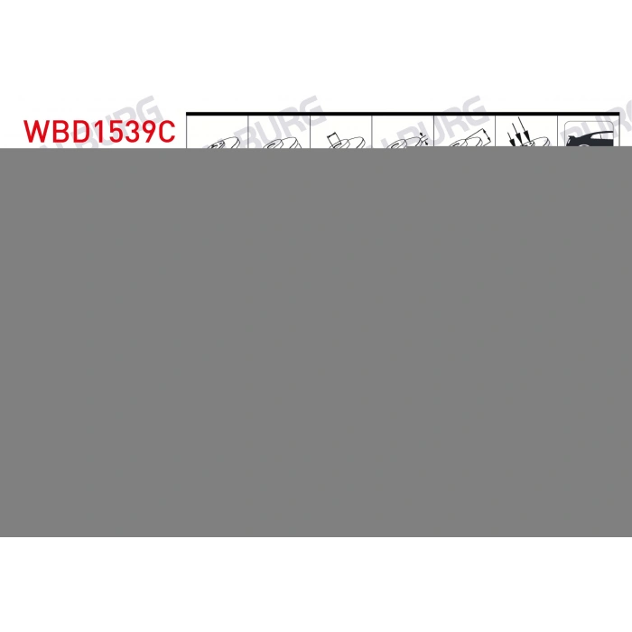 FREN DISKI ARKA DUZ KAPLAMALI MERCEDES S SERISI (W126) 380 SE 5 BJN 279X10X67X70 1981-1991