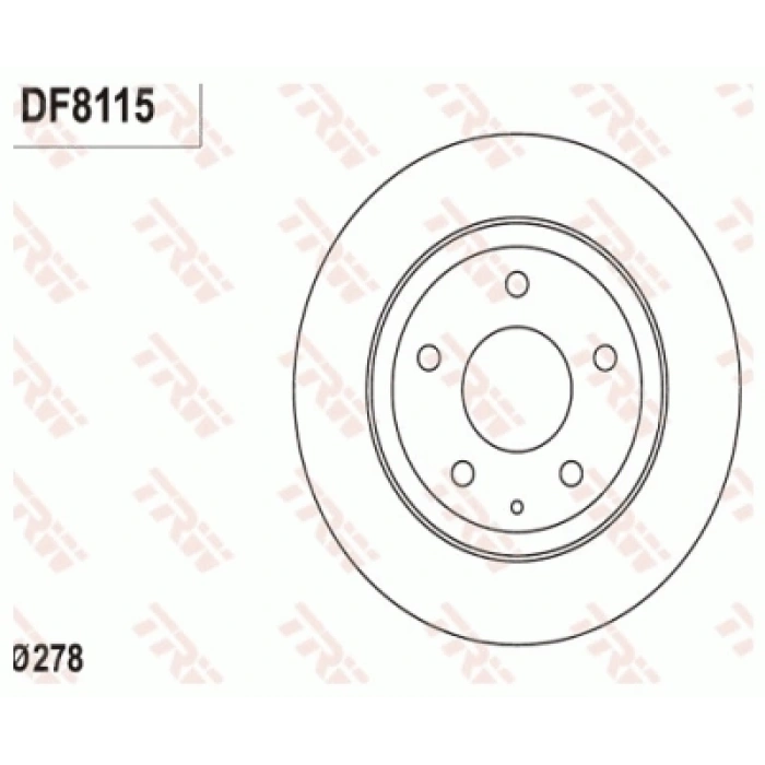 FREN DISKI ARKA . MAZDA 6 (GJ, GL) 2.0:2.5:2.2 D 13-