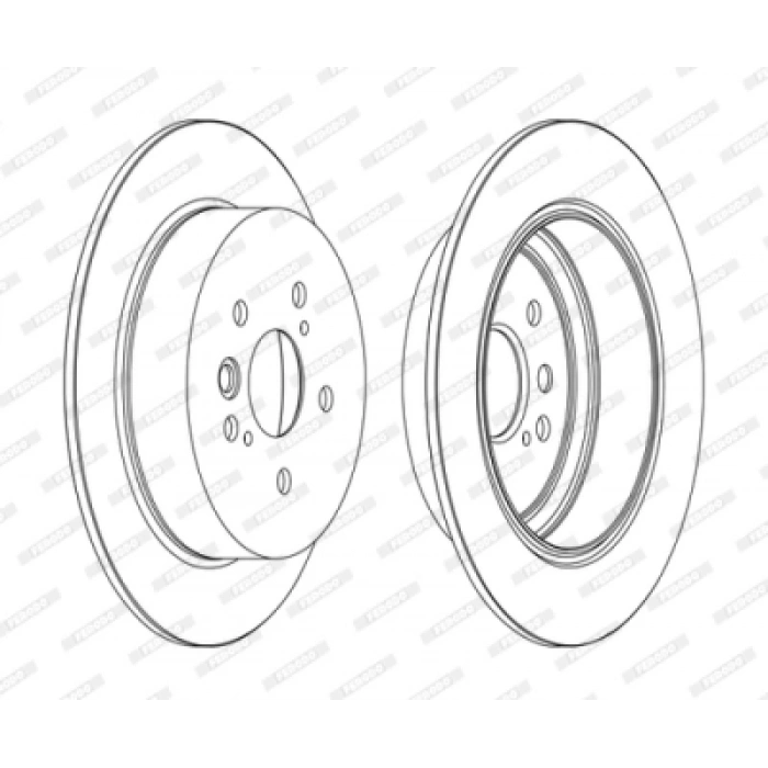 FREN DISKI ARKA . RAV4 (A2) 2.0 01-05