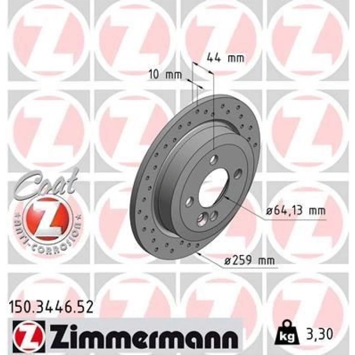 FREN DİSKİ ARKA STANDART MİNİ R56 280MM