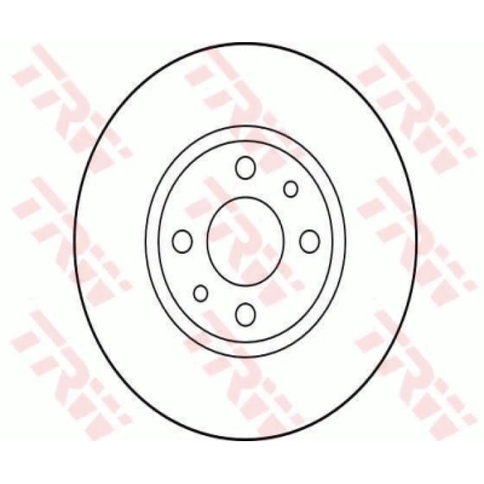 FREN DISKI ARKA TAKIM 251MM (DÜZ) LINEA/BRAVO II/BRAVO VAN/CROMA 1,4-1,6 07-