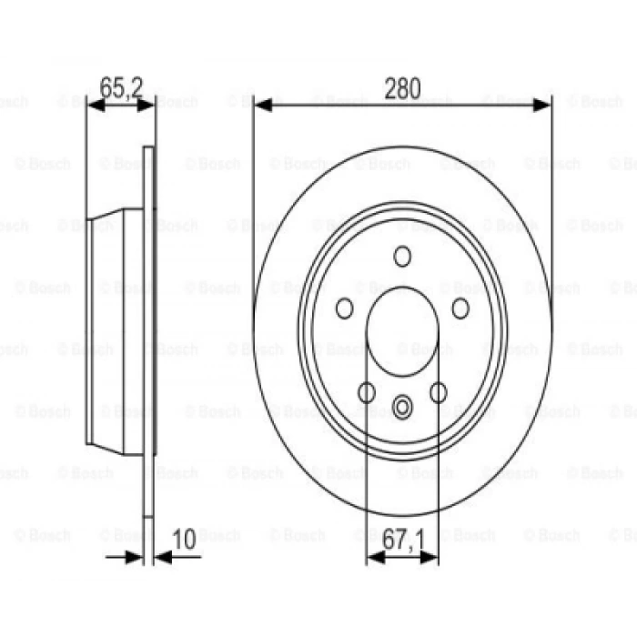 FREN DISKI ARKA W638 BM 97-03