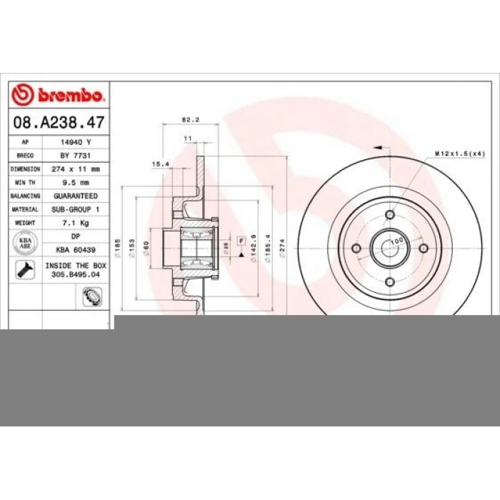 FREN DİSKİ LOGAN LS_ 09 04- F DACIA LO