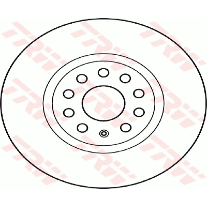 FREN DISKI ÖN 24384 / DDF1305 PASSAT-GOLF5-GOLF6-GOLF7-CADDY-A3-LEON BM 04-