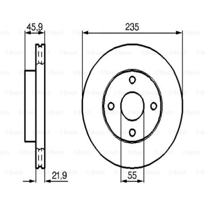 FREN DISKI ÖN . 323 (BA, BJ) 1.5 95-00